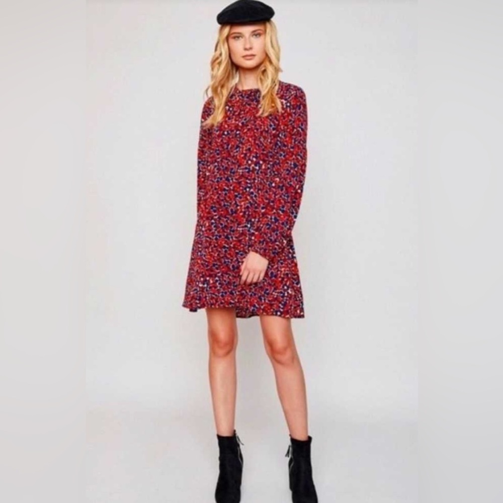 NWT Hayden Tie Neck Shift Dress